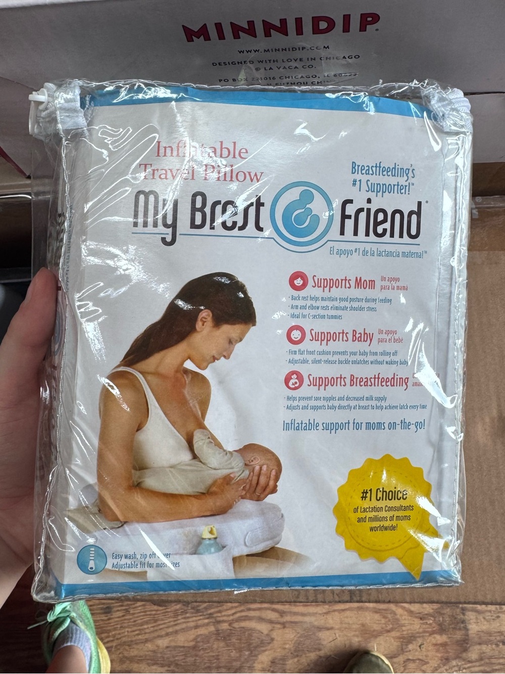 My Brest Friend Inflatable Travel Nursing Pillow